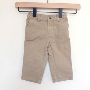 Ralph Lauren Chino Pants Tan Khaki‎ Stretch Twill Trousers Baby 9 Months